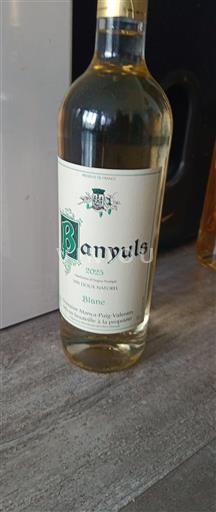 Roussillon Banyuls Manya Puig Valentin Blanc 2023