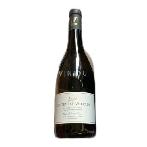 Vin Blanc sec Blanc Château Valcombe 2022 France Vallée du Rhône Costières-de-nîmes AOC