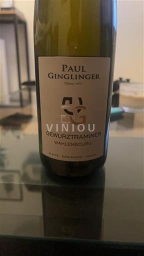 Alsace Gewurztraminer Paul Ginglinger Wahlenbourg 2022