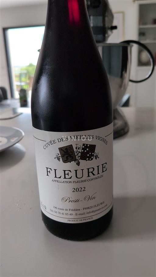 Beaujolais Fleurie Prestivin des Vieilles Vignes 2022