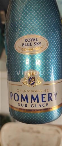 Samppanja Pommery Royal Blue Sky Sur Glace Ei vuosikertaa