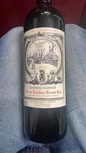 Bordeaux Saint-Émilion Grand Cru Château Gontey 2012