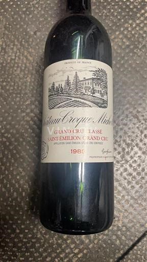 Burdeos Saint-Émilion Gran Cru Grand Cru Croque Michotte 1985