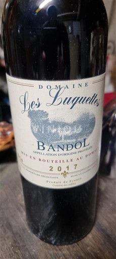 Provence Bandol Domaine Les Luquettes 2017