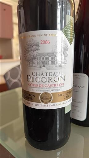 Bordeaux Ikke specificeret Château Picoron Sélection Prestige 2006