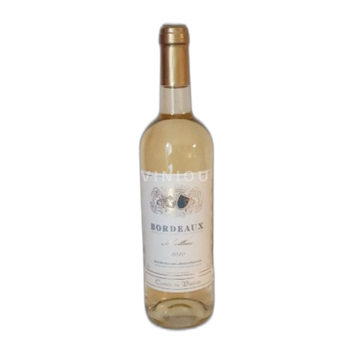 Vin Blanc moelleux Comte de Valois 2020 France Bordeaux AOC