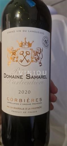 Langvedok Corbières Domaine Samarel Réserve 2020