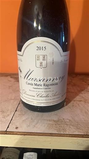 Burgund Marsannay Domaine Charles Audoin Marie Ragonneau 2015