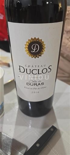 Southwest Côtes de Duras Château Duclos 2016