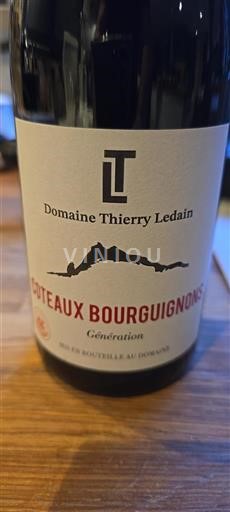 Borgonha Coteaux da Borgonha Domaine Thierry Ledain Génération 2023