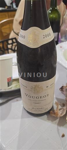 Borgogna Vougeot Grand Cru Jeanlouis Drouet Ainé Prestige 2000