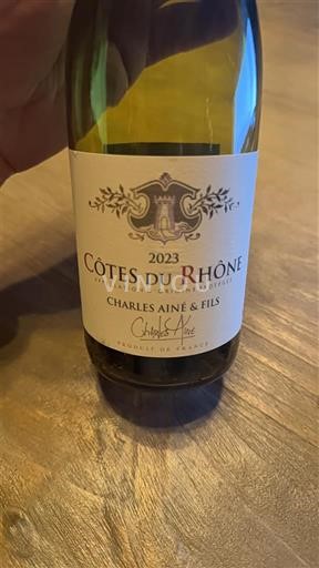 Vallée du Rhône Côtes-du-rhône Charles Ainé & Fils 2023