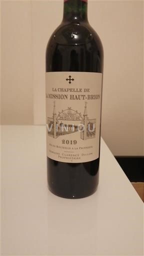 Burdeos Pessac-Léognan Grand Cru Château La Mission Hautbrion La Chapelle 2019