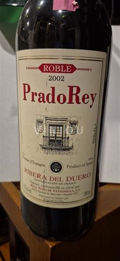 Castilien og León Ribera del Duero Prado Rey Roble 2002