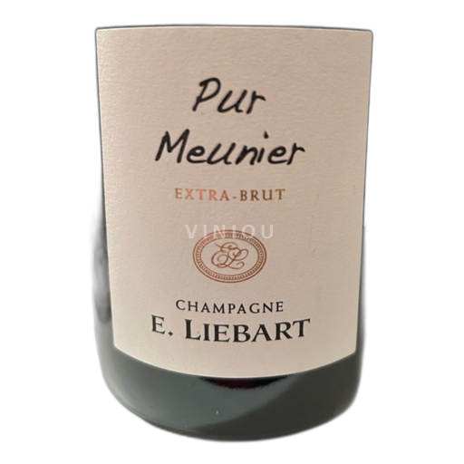 Champaña Champán Eric Liebart Pur Meunier Sin añada