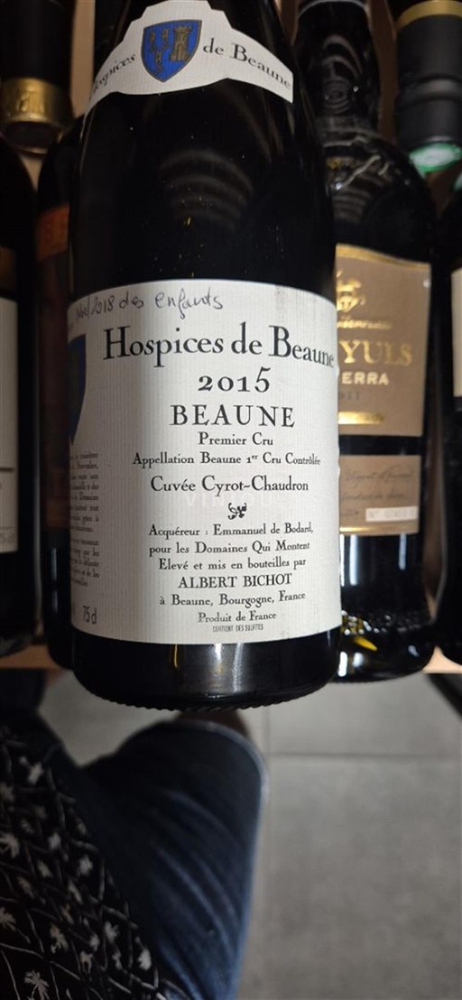 Bourgondië Beaune Premier Cru Hospices De Beaune Cyrot-Chaudron 2015