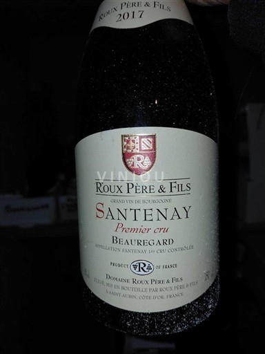 Borgoña Santenay Premier Cru Roux Père & Fils Beaurepaire 2017