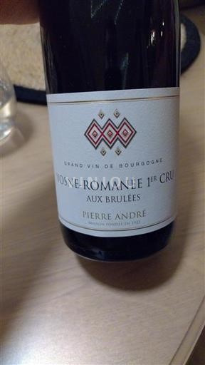 Bourgogne Vosne-Romanée Premier Cru Pierre André Aux Brûlées 2013