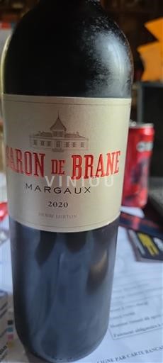 Bordeaux Margaux Baron De Brane 2020
