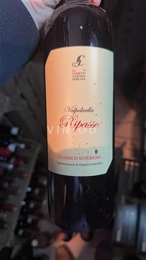 Benecija Valpolicella Classico Superiore La Giaretta Ripasso 2019