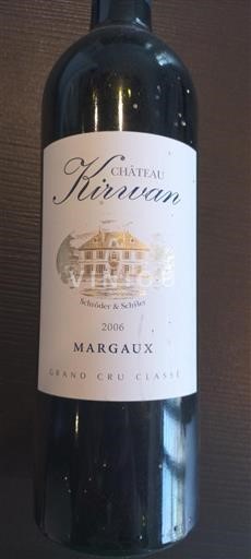 Burdeos Margaux Grand Cru Château Kirwan 2006