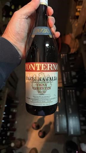 Piedmont Barbera d'Alba Giacomo Conterno Vigna Cerretta 2020
