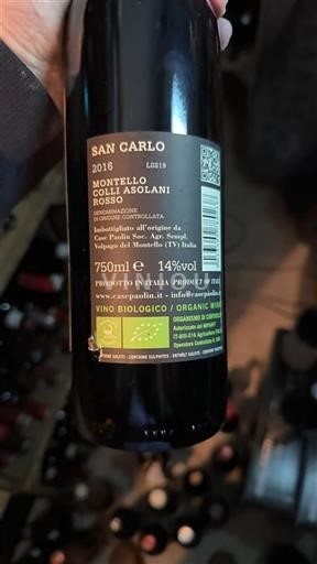 Veneto Montello e Colli Asolani San Carlo 2016