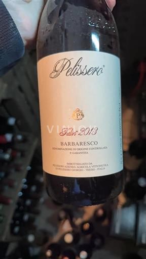 Piedmont Barbaresco Pelissero Tulin 2013