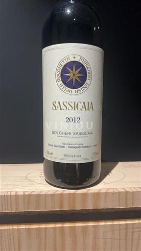 Toscana No especificado Tenuta San Guido Sassicaia 2012
