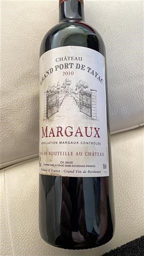 Bordeaux Margaux Grand Cru Grand Port De Tayac 2010