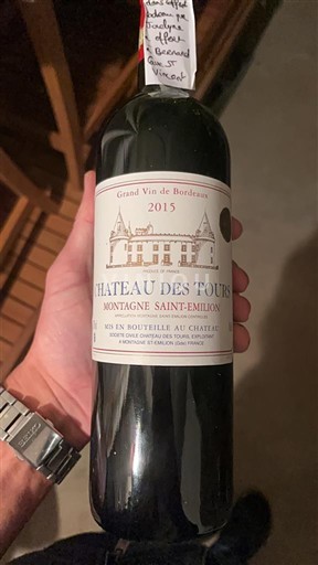 Bordeaux Montagne-Saint-Émilion Château Des Tours 2015