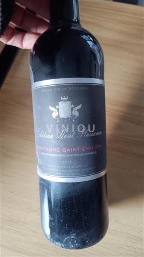 Bordeaux Montagne-saint-émilion Château Haut Plaisance 2012