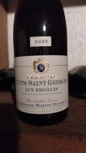 Bourgogne Nuits-saint-georges Premier Cru Domaine Martin-Dufour Aux Argillas 2023