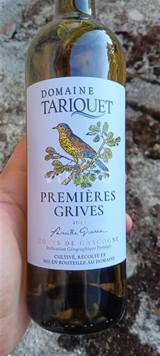 South West Côtes de Gascogne Domaine Tariquet Premières Grives 2023