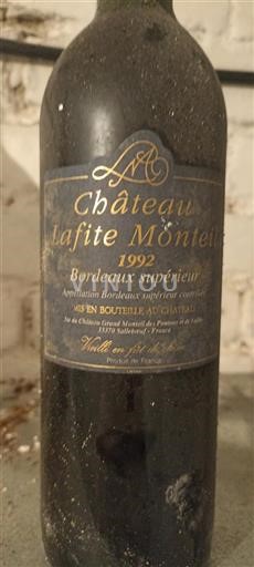 Bordeaux Bordeaux Supérieur Château Lafite Monteil 1992