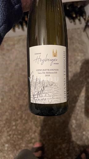 Alsácia Não especificado Domaine Heyberger Lieu Dit Bildstoeckle 2018