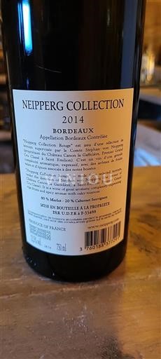 Burdeos Bordeaux Grand Cru Château Canonlagaffelière Neipperg Collection Rouge 2014