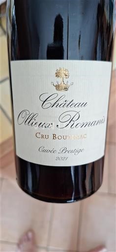 Languedoc Corbières-Boutenac Château Ollieux Romanis Prestige 2021