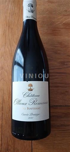 Languedoc Corbières-boutenac Ollieux Romanis Prestige 2021