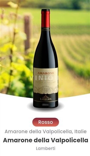 Venetien Amarone della Valpolicella Lamberti 2019