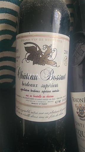 Bordeaux Bordeaux Supérieur Château Bouet 2005