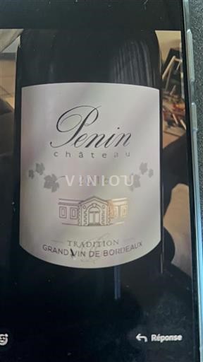Bordeaux Nicht spezifiziert Château Penin Tradition 2016
