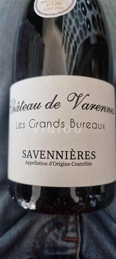 Loiredalen Savennières Château Varennes Les Grands Bureaux 2024