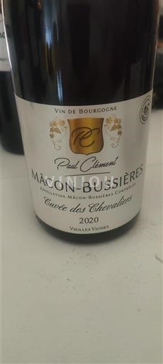 Bourgogne Mâcon och Mâcon-Villages Paul Clément des Chevaliers 2020