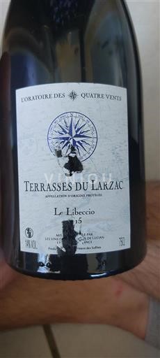 Languedoc Terrasses-du-larzac L'oratoire Des Quatre Vents Le Libeccio 2015