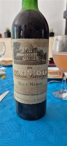 Bordeaux Haut-Médoc Barreyres 1974