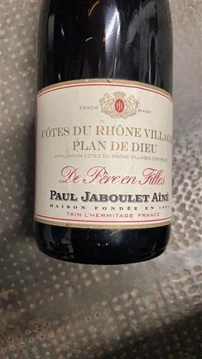 Rhône-dalen Côtes-du-Rhône-Villages Paul Jaboulet Aîné De Père en Filles 2017