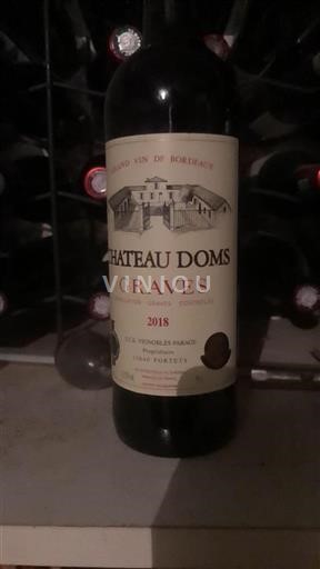 Bordeaux Graves Château Doms 2018
