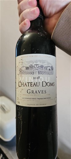 Bordeaux Graves Château Doms 2018
