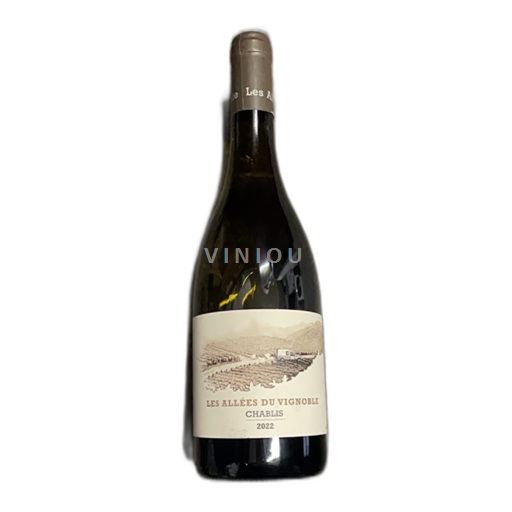Vin Blanc sec Les Allées Du Vignoble 2022 France Bourgogne Chablis AOC